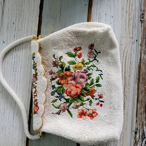 Vintage beaded clutch 1940s era